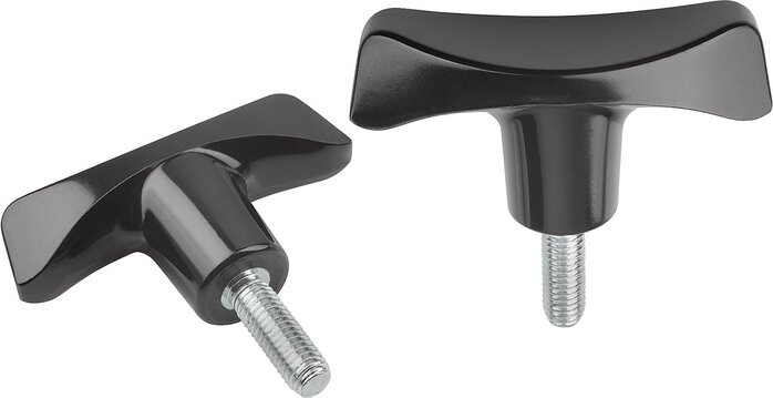 T-Griffe, Außengewinde