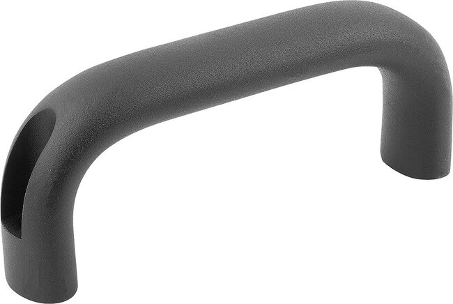 Bügelgriffe oval mit Außenbohrung