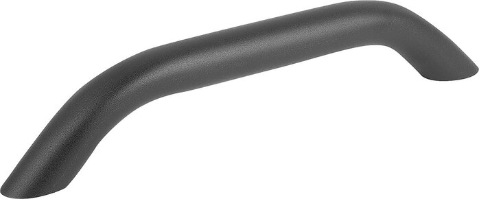 Rohrgriffe Aluminium oval