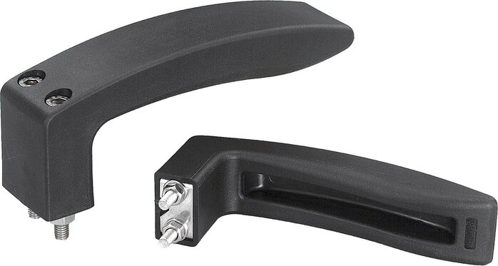 Bügelgriffe einseitig anschraubbar