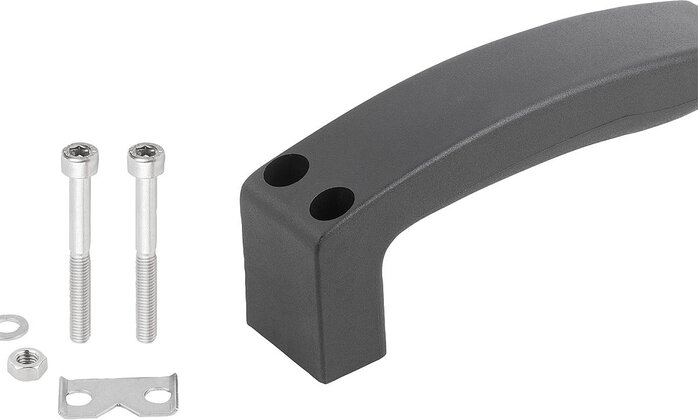 Bügelgriffe einseitig anschraubbar