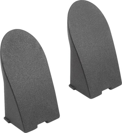 Abdeckkappe für Bügelgriffe abgewinkelt