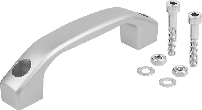 Bügelgriffe Aluminium, Form A