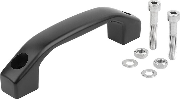 Bügelgriffe Aluminium, Form A