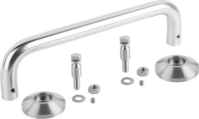 Bügelgriffe Edelstahl, Form A