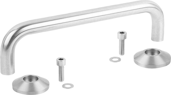 Bügelgriffe Edelstahl, Form B