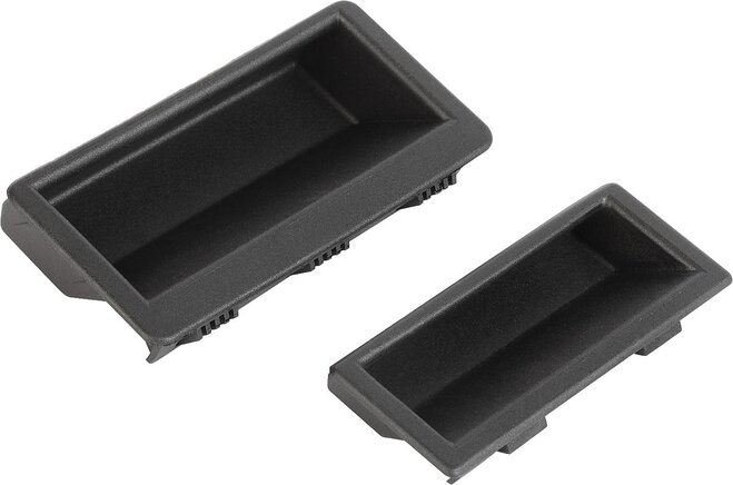 Schalengriffe einklipsbar