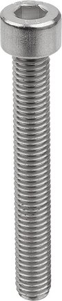 Zylinderschrauben mit Innensechskant Gewinde bis Kopf, DIN 912