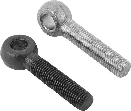 Augenschrauben DIN 444 Form B mit langem Gewinde