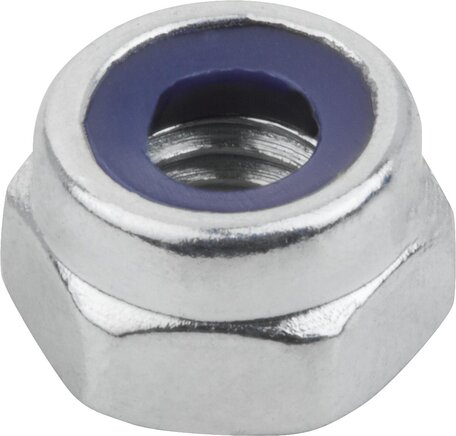 Sechskantmutter mit Polyamid Klemmteil niedrige Form, DIN 985