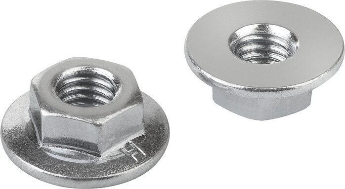 Sechskantmuttern mit Flansch