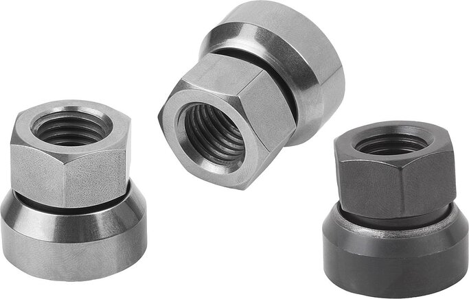 Sechskantmuttern mit Kugelpfanne