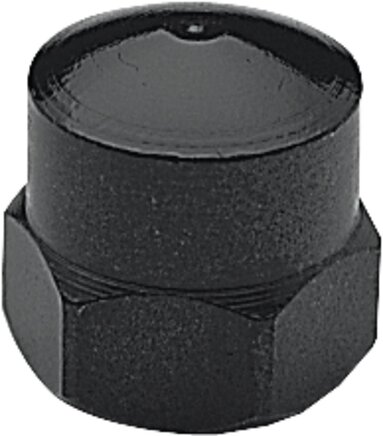 Hutmuttern ähnlich DIN 1587