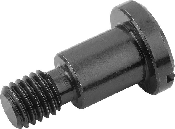 Flachkopfschrauben mit Schlitz und Ansatz DIN 923