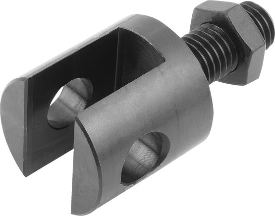 Gabelstücke mit Gewindebolzen Stahl oder Edelstahl