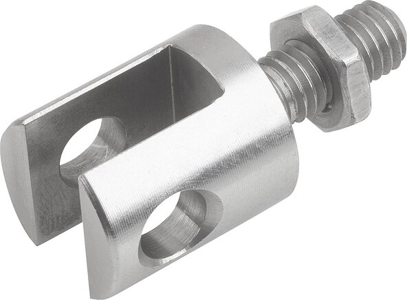 Gabelstücke mit Gewindebolzen Stahl oder Edelstahl