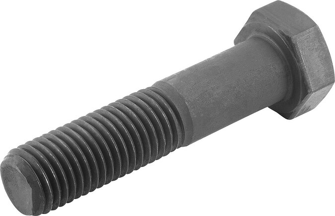 Sechskantschrauben mit Schaft DIN 931/ISO 4014, Stahl