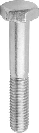 Sechskantschrauben mit Schaft DIN 931/ISO 4014, Stahl