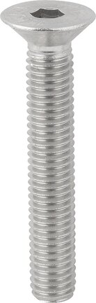 Senkschrauben mit Innensechskant DIN EN ISO 10642, Edelstahl
