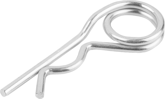 Federstecker ähnlich DIN 11024, Form D, mit doppelter Windung