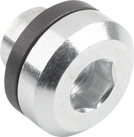 Flachkopfschrauben Stahl mit Toleranzausgleich für Loslager, mit Innengewinde