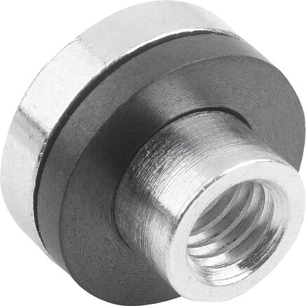 Flachkopfschrauben Stahl mit Toleranzausgleich für Loslager, mit Innengewinde