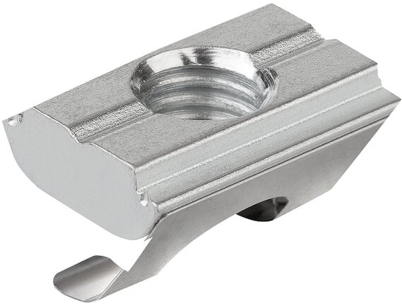 Nutensteine einschwenkbar mit Feder Typ B