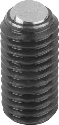 Kugeldruckschrauben ohne Kopf mit abgeflachter Kugel