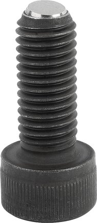 Kugeldruckschrauben mit Kopf Form BV, abgeflachte Kugel mit Verdrehsicherung