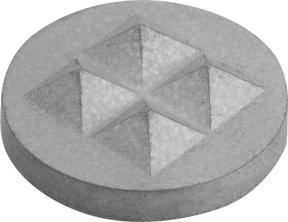 Auflageplatten aus Hartmetall rund