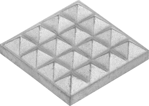 Auflageplatten aus Hartmetall viereckig