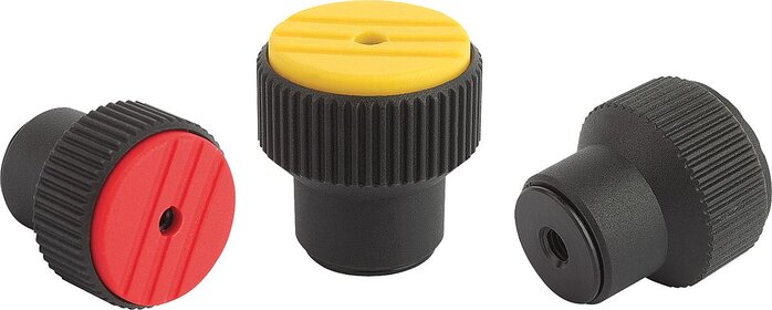 Drehmoment-Rändelknöpfe mit Innengewinde