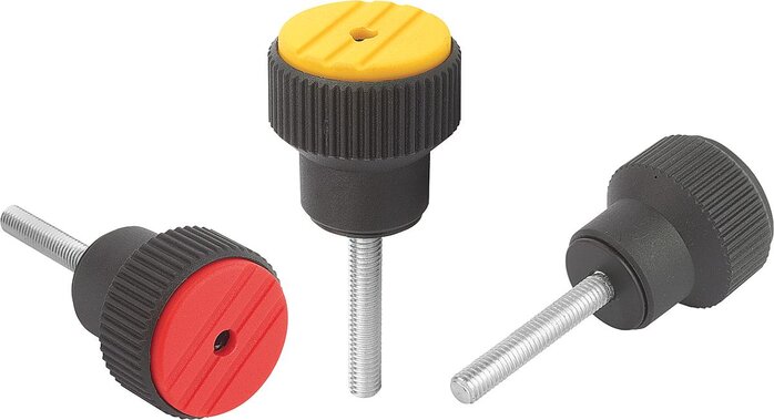 Drehmoment-Rändelknöpfe mit Außengewinde