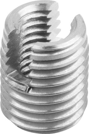 Gewindeeinsätze selbstschneidend mit Schneidschlitz