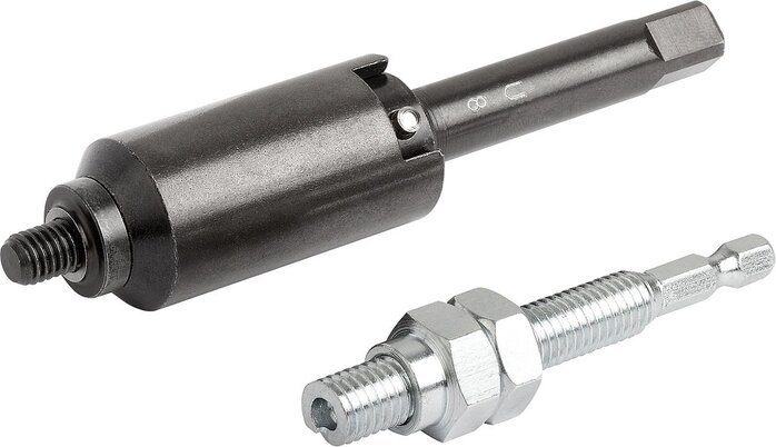 Einbauwerkzeuge für Gewindeeinsätze selbstschneidend