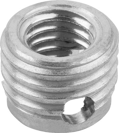 Gewindeeinsätze selbstschneidend mit Schneidbohrungen