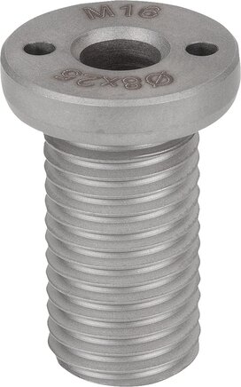 Aufnahmebuchsen für Kugeltragbolzen Edelstahl, plan, Form A