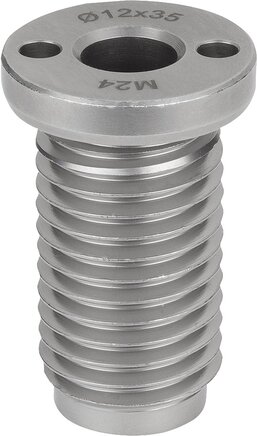 Aufnahmebuchsen für Kugeltragbolzen Edelstahl, plan, Form B