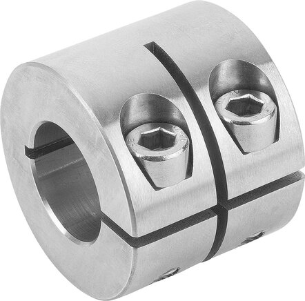 Klemmringe breit geschlitzt, innen