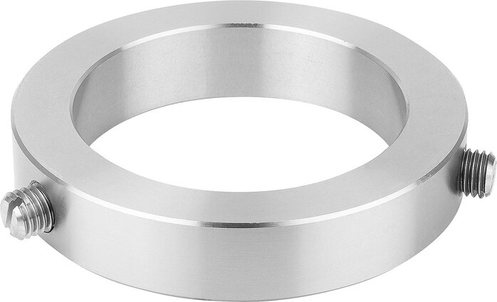 Stellringe DIN 705, Edelstahl, Form A, Schlitz