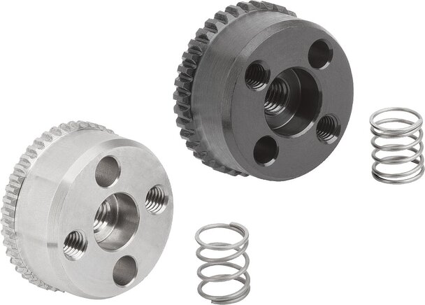 Rastelemente, Form G mit Aussenverzahnung