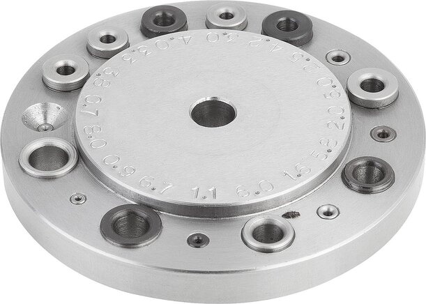 Indexbohrscheiben für Drehteil-Bohrspanner
