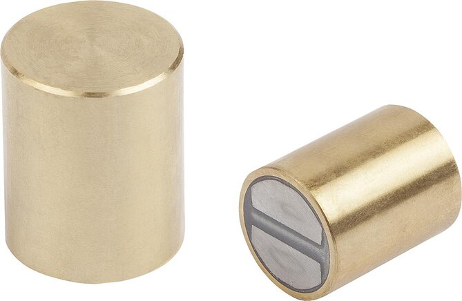 Magnete rund mit bearbeitbarer Haftfläche (Stabgreifer) aus NdFeB