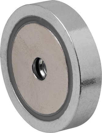 Magnete mit Innengewinde (Flachgreifer) aus NdFeB