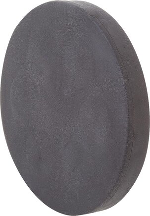 Magnete mit Gewindezapfen (Flachgreifer) aus NdFeB, mit Gummischutzmantel