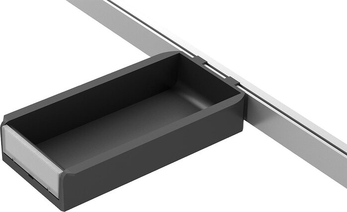 Greifbehälter Kunststoff antistatisch für Einhängeprofil