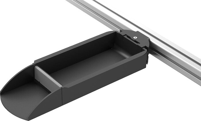 Adapter Kunststoff für Profilnut, schwenkbar