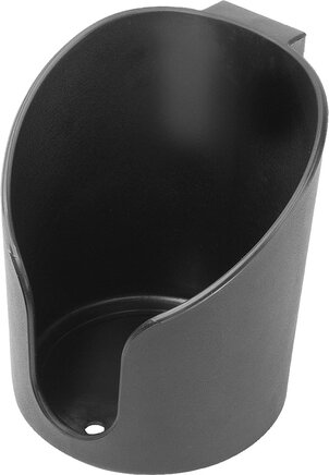 Becherhalter Kunststoff antistatisch für Aluminiumprofile, geschlossen