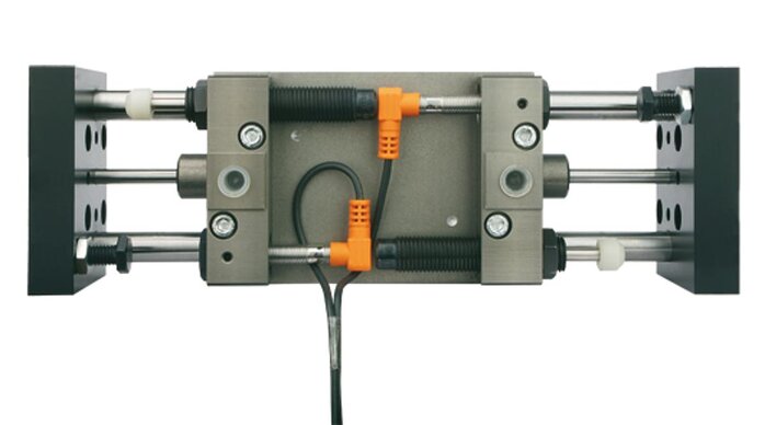 Linearmodule pneumatisch mit zwei Rundführungen