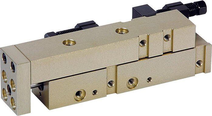 Linearmodule pneumatisch mit Schienenführung